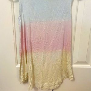 Multicolored, Ombré, Flowy Top